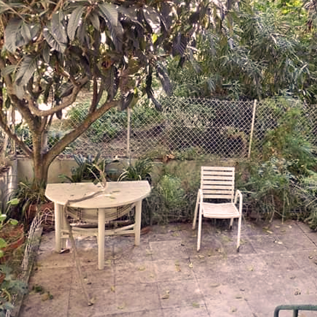 Vue 1 terrasse de bain avant